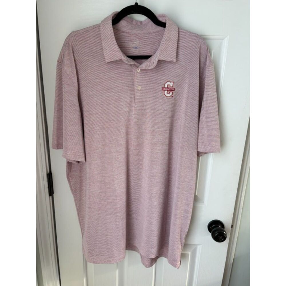 Southern Tide College of Charleston Men's Polo Red White Size XXL